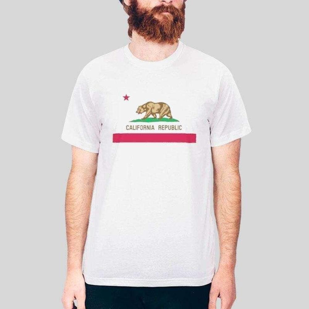 California State Flag Cali Republic Bear Retro Unisex T-Shirt